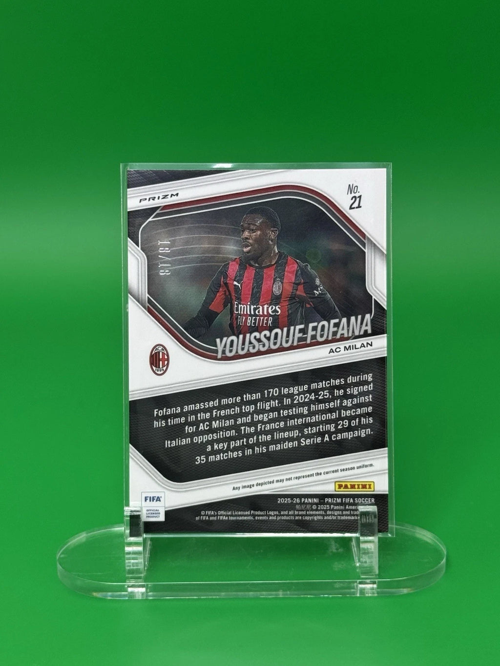 Youssouf Fofana card additional photo