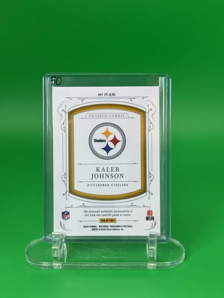 Kaleb Johnson Framed Fabric 31/49 back