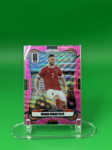 2026 Panini Prizm FIFA World Cup Marko Arnautović Pink Wave /45 Austria SP