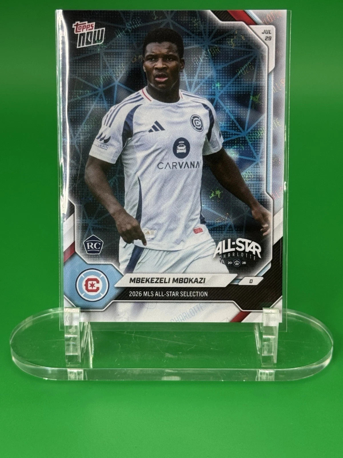Mbekezeli Mbokazi 2026 Topps NOW MLS All-Star parallel