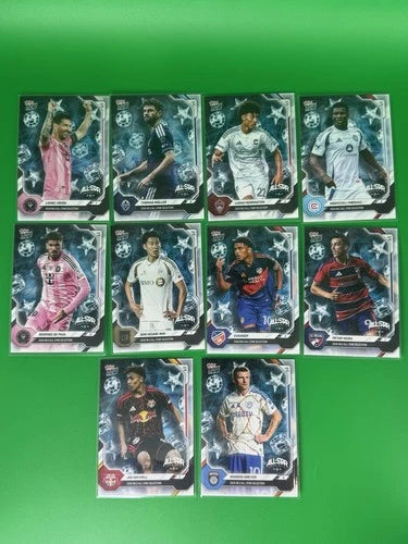 2026 Topps NOW MLS All-Star Game Complete 10-Card Set Messi Son Müller Herrington
