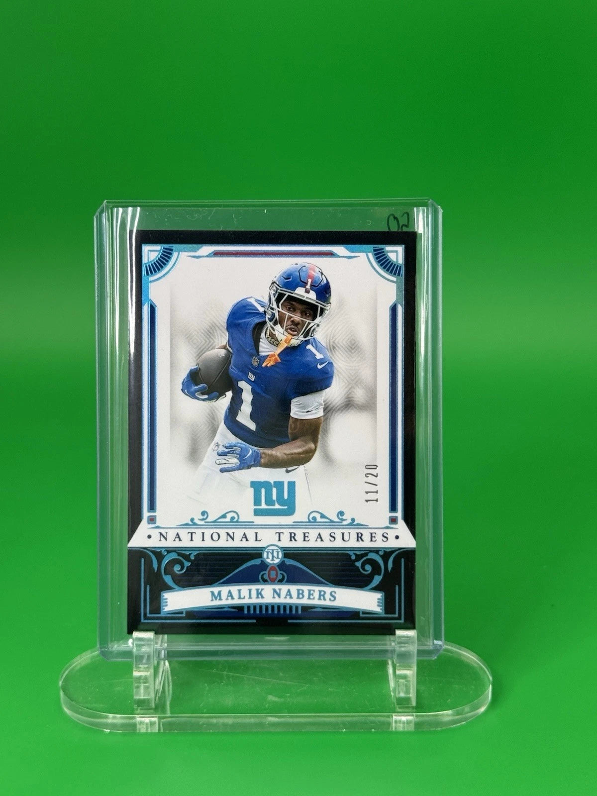 Malik Nabers Midnight Black 11/20 front