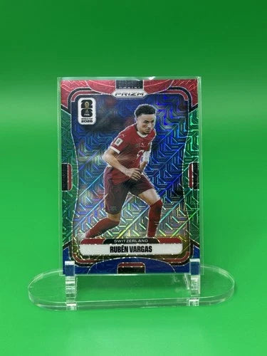 2025-26 Panini Prizm FIFA World Cup Ruben Vargas Red-Green-Blue Mojo SSP