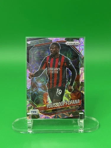2025-26 Panini Prizm FIFA Choice Youssouf Fofana Green Cherry Blossom SSP 18/18